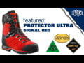 HAIX Protector Ultra Work Boots - Signal Red