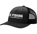13 Fishing Ol Red Curved Brim Snapback Ballcap - Men's