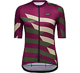 Image of GOREWEAR Spirit Signal Chaos Cycling Jersey Women's in Process Purple/Utility Green Small 4-6 Form fit 52C02656