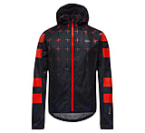 Image of GOREWEAR Endure GORE-TEX Cycling Jacket Men's in Black/Fireball Medium Regular fit Waterproof 227A1633