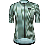 Image of GOREWEAR Spirit Paint Cycling Jersey Women's in Lab Gray/Utility Green XS 0-2 Form fit CFF470B3