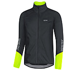 Image of GOREWEAR Men's C5 GORE-TEX Active Cycling Jacket in Black/Neon Yellow Small Slim fit Waterproof 617F0643