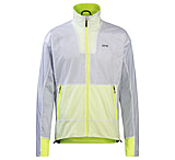 Image of GOREWEAR Drive WINDSTOPPERR Running Jacket Men's in White/Neon Yellow Medium Slim fit Windproof F9F054EA