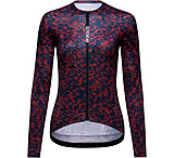 Image of GOREWEAR SPINSHIFT Long Sleeve Cycling Jersey Women's in Orbit Blue/Process Purple 2XS Form fit BB7C31BB