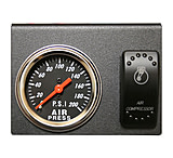 Image of Bulldog Winch Air Pressure Gauge, Switch and Mounting Bracket Assembly