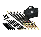 Image of Bulldog Winch 17pc Ratcheting Tie-Down Strap Set