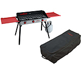 Image of Camp Chef Pro 90X 3 Burner Stove with Top-Loading Roller Bag