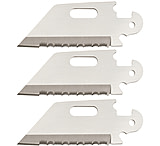 Image of Cold Steel Click N Cut Replacement Blade, 3 Pack of Serrated Utility Edge Blades