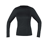 Image of GOREWEAR Women's M Base Layer Long Sleeve Shirt in Black XL 16-18 Form fit Moisture Wicking 6483D852