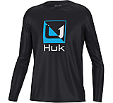 Image of HUK Performance Fishing Reflection Pursuit Long-Sleeve Shirt - Kids