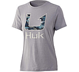 NEW HUK Performance Fishing Gear Catfish T-Shirt, SMALL, Distressed Gray  Heather
