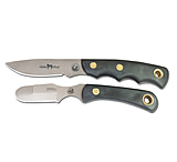 Knives of Alaska Light Hunter / Cub Bear Combination Knife Set(D2 / Stag  Handle) W/Dual Leather