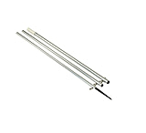 Image of Lee's Tackle 16ft MKII Bright Silver Pole w/Black Spike 1-3/8in OD