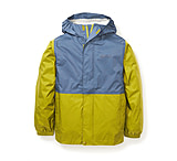 Image of Marmot PreCip Eco Jacket - Kid's, Storm/Cilantro, Medium, 41000-22523-M