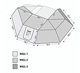 Image of Overland Vehicle Systems Nomadic 270 Awning Wall 1 w/ Driver Side Door / Window