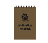 Image of Rothco All Weather Waterproof Top Spiral Notebook, 4x6in