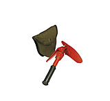 Image of Rothco Orange Mini Pick &amp; Shovel with Cover