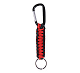 Image of Rothco Thin Red Line Keychain With Carabiner