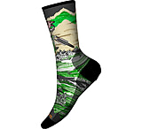 Image of Smartwool Bike Zero Cushion Wolf Print Crew Socks