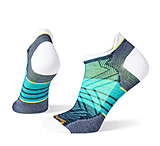 Image of Smartwool Run Zero Cushion Stripe Low Ankle Socks - Women's