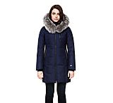 Image of SOIA &amp; KYO Christy brushed down coat with removable silver fur - Women's