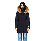 Image of SOIA &amp; KYO Salma classic down coat with removable natural fur - Women's
