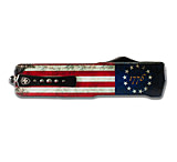 Image of Templar Knife Premium Weighted Betsy Ross Flag OTF Knife