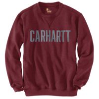 Carhartt Mens Block Logo Crewneck Sweat Sweatshirt 