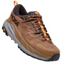 Hoka Kaha Low GTX Hiking Shoes - Men's, Otter/Persimmon Orange, 7.5, D,  1118586-OPOR-07.5D — Mens Shoe Size: 7.5 US, Gender: Male, Age Group:  Adults,