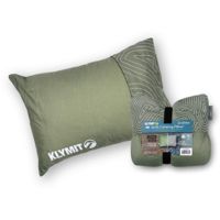 Klymit Camping Pillow Drift Camp Pillow, Large Bundle with a Lumintrail Drawstring Bag