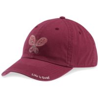 Wild Cherry Adjustable Life is Good Butterfly Chill Cap 