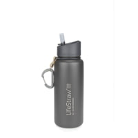 LifeStraw Go Stainless Steel Water Bottle with Filter-1L-Black