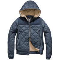 quilted hooded jacket mens