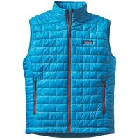 patagonia men's nano puff vest forge grey