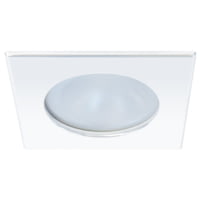 Quick Blake XP Downlight LED - 6W, IP66, Screw Mounted - Square Satin Bezel, Round Daylight Light (55657)