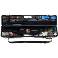 Sea Run Riffle QR Daily Fly Fishing Rod Travel Case 16402LXX/6222, Color:  Black/Gray, Dimensions: 35.25 x 32.25 x 5.5 in, w/ Free S&H
