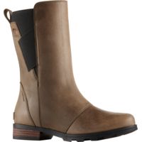 dark brown leather ankle boots