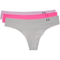 Under Armour Underwear, Pure Stretch Thong, 3-Pack, Ladies - Time