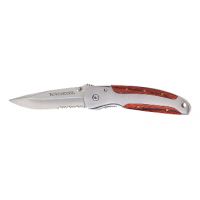 Winchester All Steel Clip Folding Knife, Serrated Edge [31-000312] 