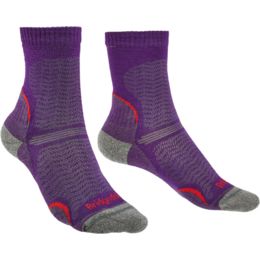 womens purple crew socks