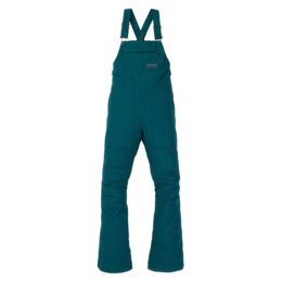 Burton Avalon Bib Pant Women s Deep Teal Medium 17143103400 M Womens Clothing Size Medium Inseam Size 30 in Gender Female Age Group