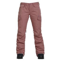 Burton Gloria Insulated Pant - Women's, Rose Brown, Extra Large,  20555100200XL — Womens Clothing Size: 16 US, Womens Waist Size: 33 - 37 in,  Inseam