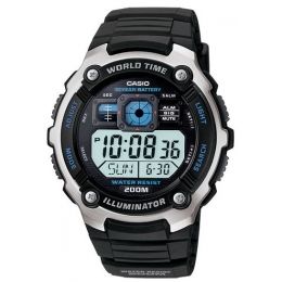 casio world time black