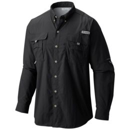 Columbia Bahama II Long Sleeve Shirt - Men's, Black, 1X — Mens Clothing  Size: Extra Large, Sleeve Length: Long, Age Group: Adults, Apparel Fit:  Relaxed — 101162-010-1X