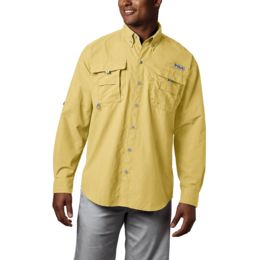 Columbia Bahama II Long Sleeve Shirt - Men's, Sunlit, — Mens Clothing Size:  Extra Large, Sleeve Length: Long, Age Group: Adults, Apparel Fit: Relaxed —  101162-707-1X