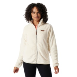 Columbia, Jackets & Coats, Columbia Sportswear Company Womens White  Fleece Full Zip Jacket Size Small