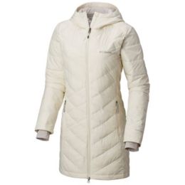 columbia heavenly long hooded jacket for ladies