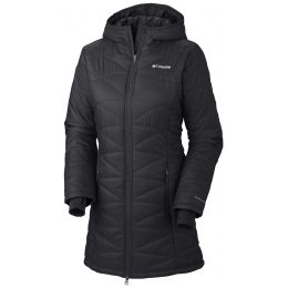 Columbia Mighty Lite Hooded Jacket - Women's, Black, Medium, 146877-011-M —  Womens Clothing Size: Medium, Center Back Length: 34 in, Apparel Fit: