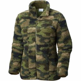 camo columbia fleece jacket