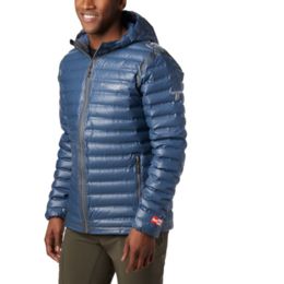 men's outdry ex gold down hooded jacket